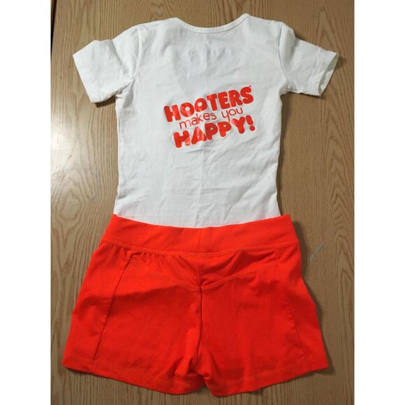 B91 #8 VERY RARE!! Hooters Girl Worn Uniform Short Sleeve Pink Ribbon Xs/Xxs - Picture 5 of 5